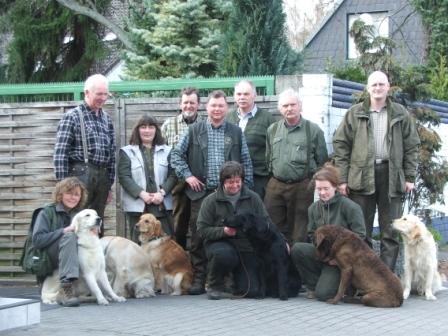 Die zufreidenen Teilnehmer der JP/R mit dem Richterteam um Detlev Moll!